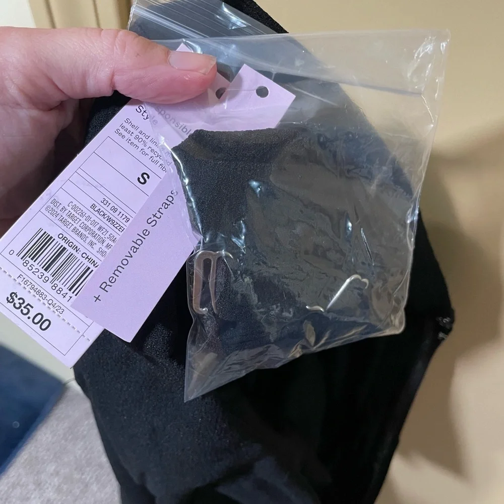 NWT Wild Fable Black Strapless Jumpsuit